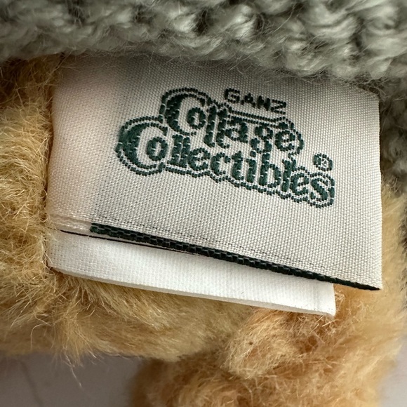 Ganz Cottage Collectibles 1998 Mitzie Bear Plush Stuffed Animal Brown 10"  Apple - Picture 6 of 6